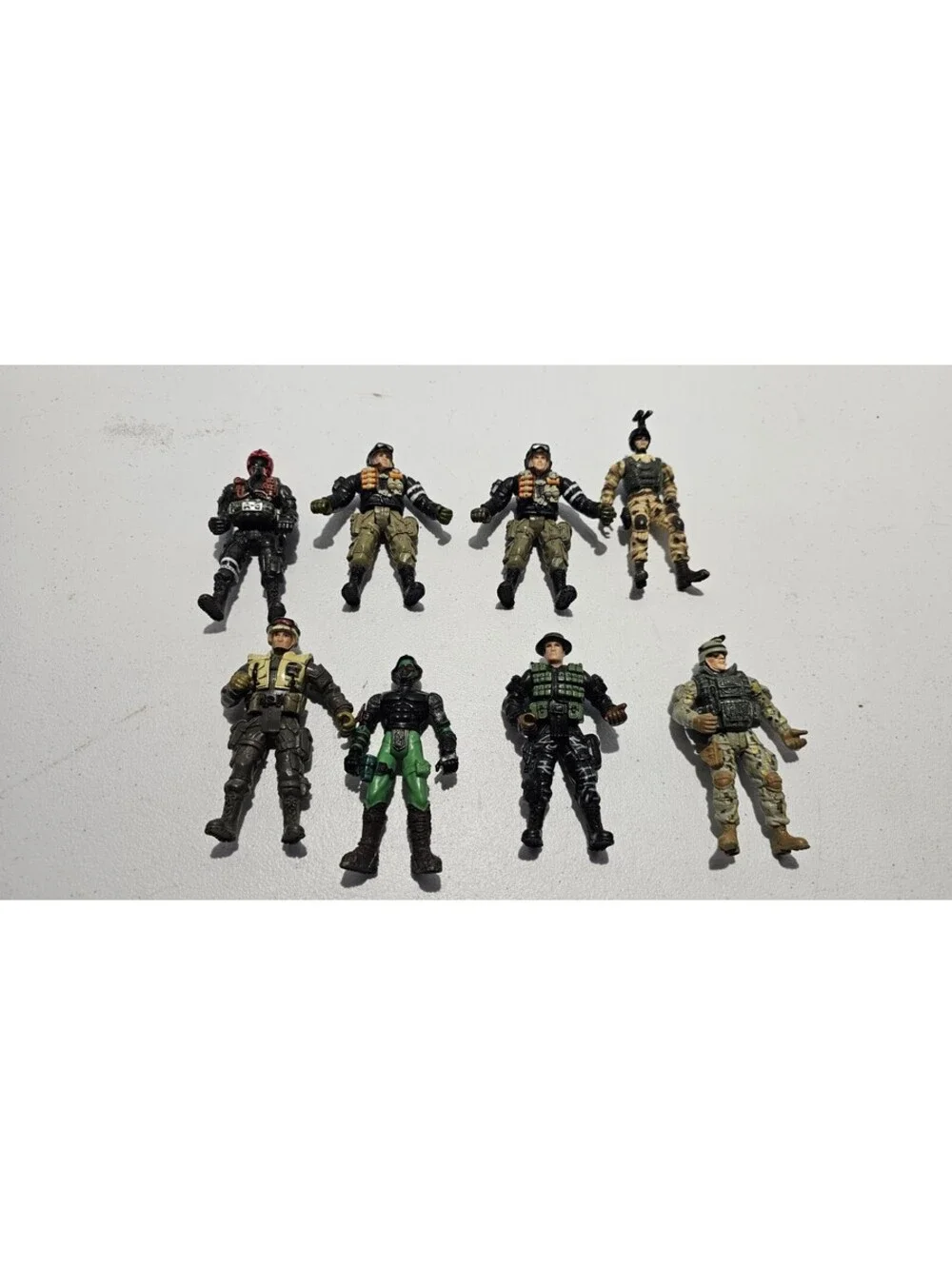 Chap Mei Soldier Force Military Action Figures Lot of 8 Army Soldiers 4